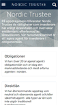 Mobile Screenshot of nordictrustee.com